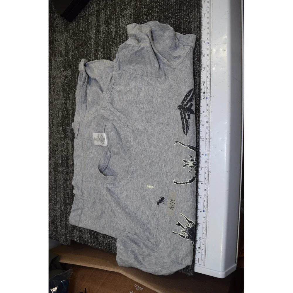 2018 Gymboree BUG COLLECTION T Shirt BOYS M‎ 7 8 Gray